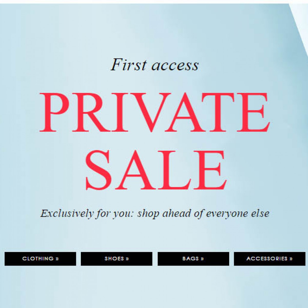 jimmy choo private sale