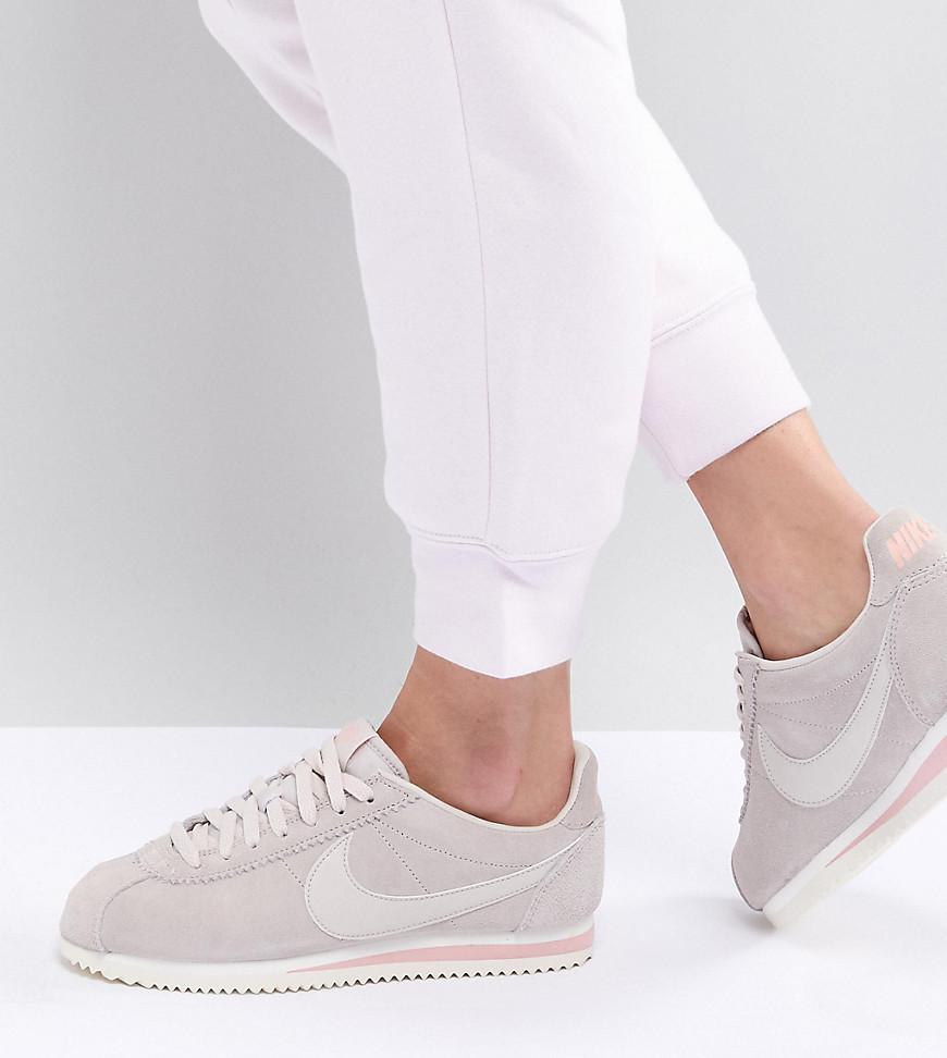 nike cortez sand suede